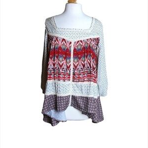 Freeway Brand Boho Top,NWT
